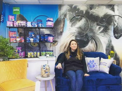 Inside the Beattie pet anxiety exhibition van