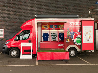 The Kellogg's exhibition custom van