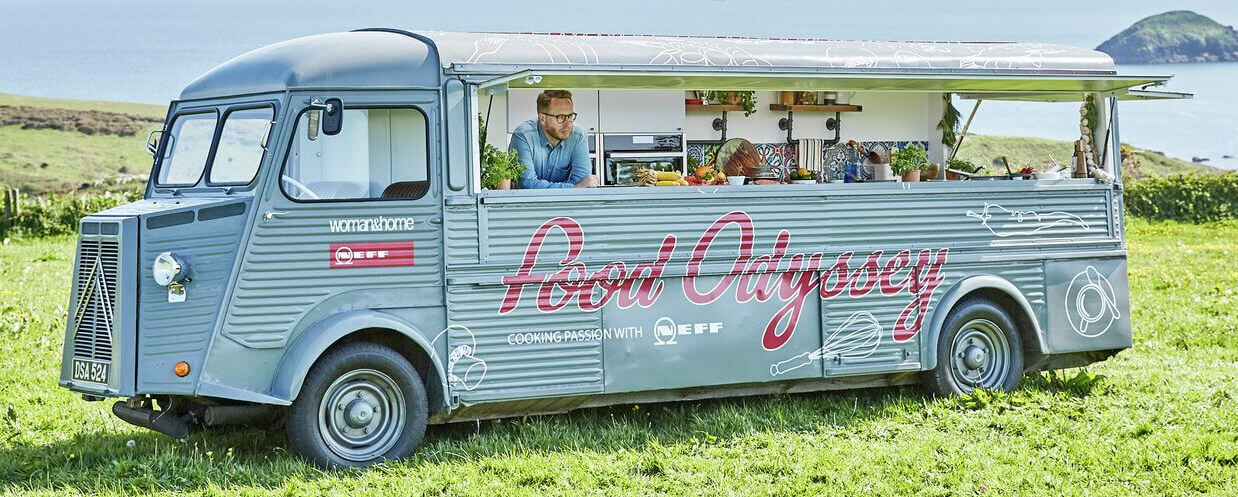 Food Odyssey's Long Wheelbase Citroen H Van