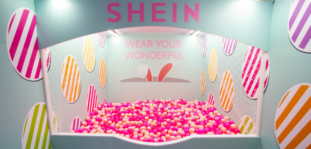 Shein bus ball pit - As provided by Promohire's vehicle design & build services