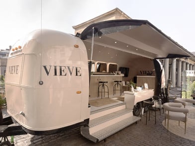 The VIEVE airstream for an experiential marketing campaign