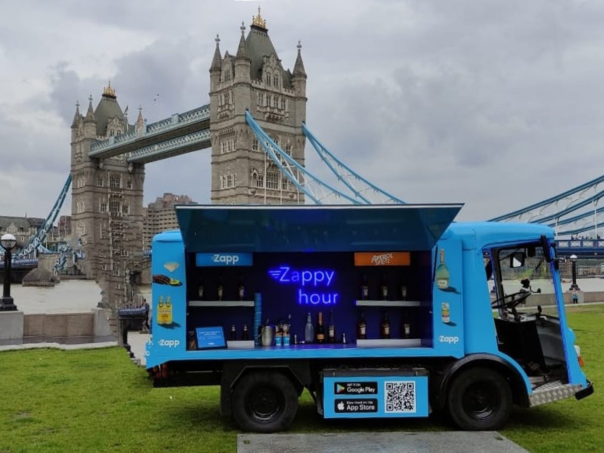 Location Planning Guide - A promotional vehicle near Tower Bridge in London