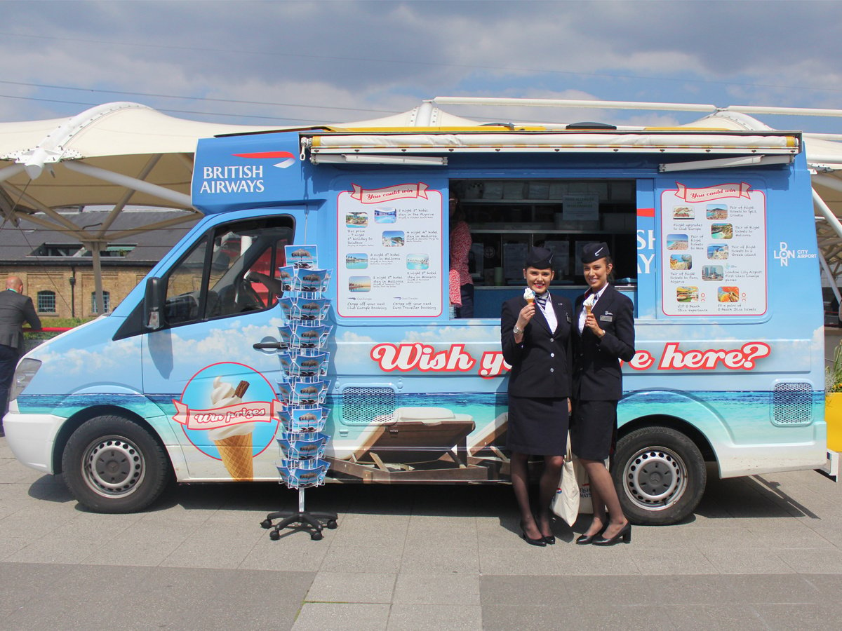 2019 British Airways Icecream Van 1