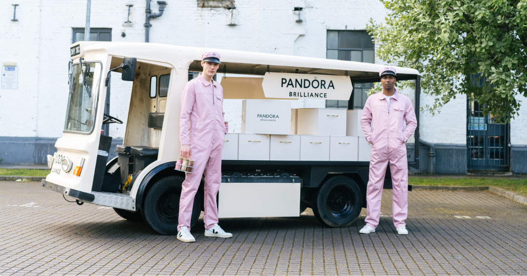 White Milk Float Pandora giveaway pink jumpsuits